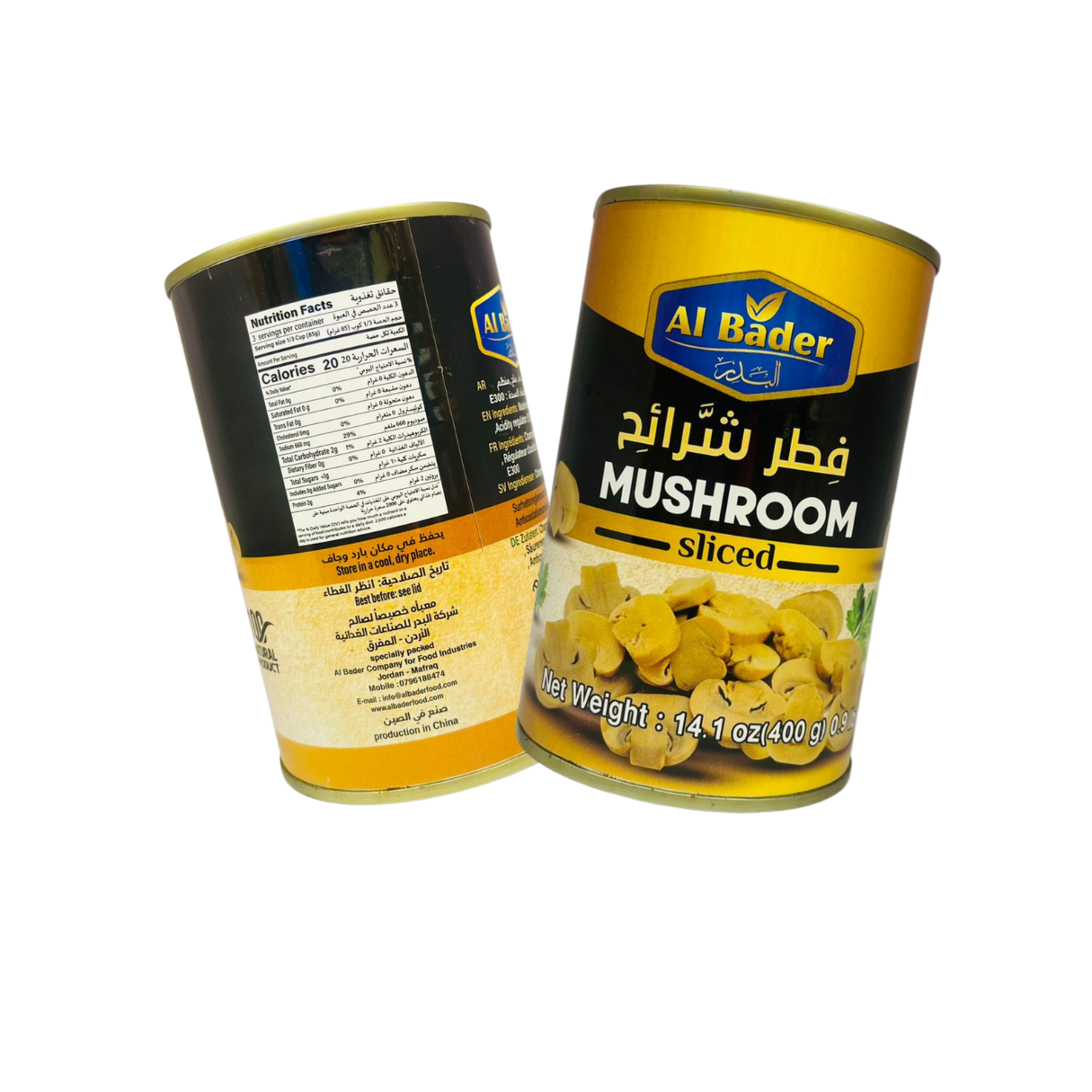 فطر مشروم معلب